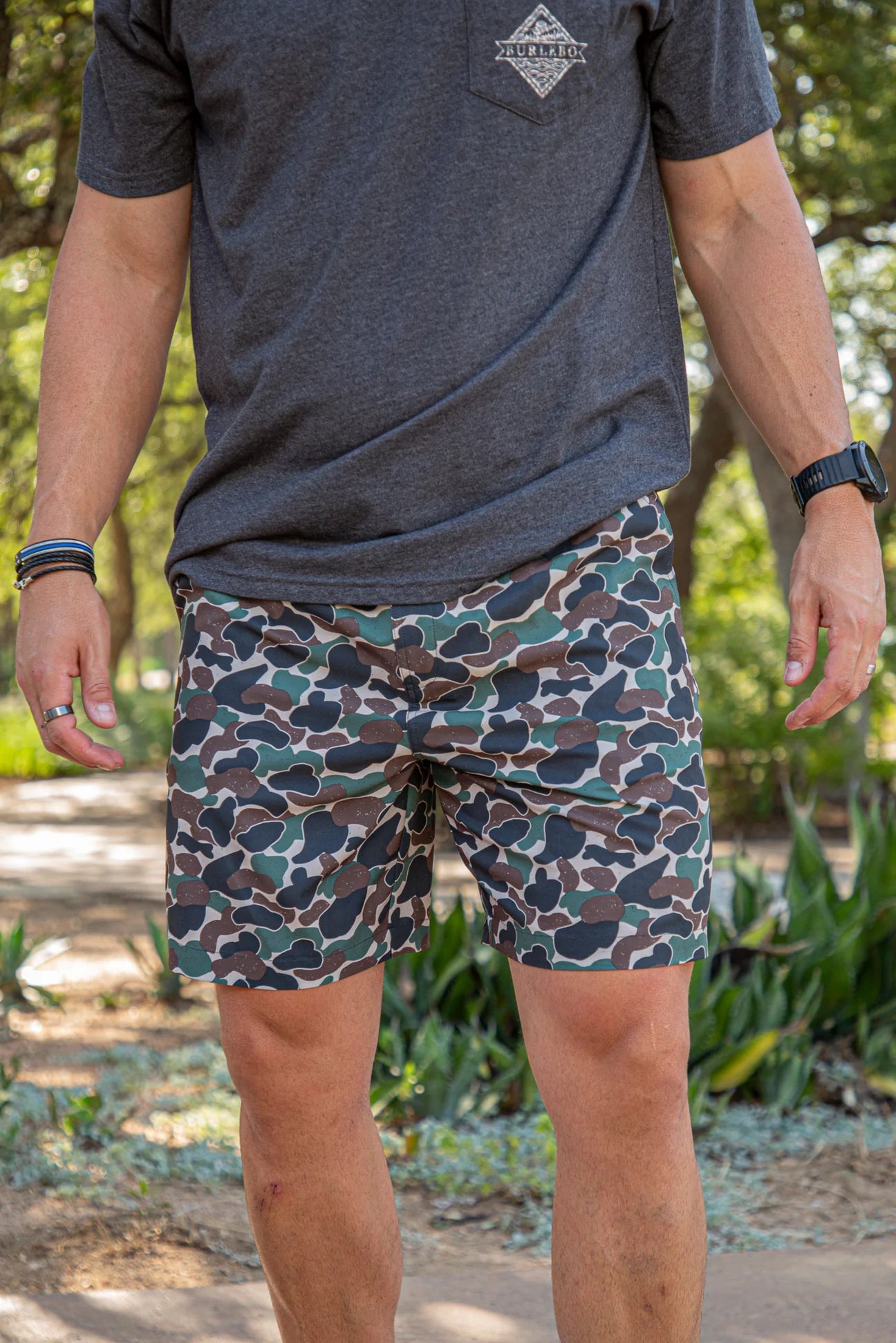 Everyday Shorts in Throwback Camo